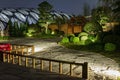 Night view of the Expo Hall in Taipei International Flora Exposition