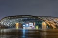 Night view of the Expo Hall in Taipei International Flora Exposition