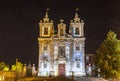 Facade of Church of Saint Ildefonso in Porto city, Portugal