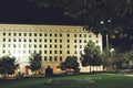 The government building of Nuevos Ministerios in Madrid.