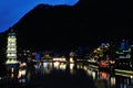 Night view of the FengHuang ancient city