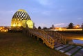 Night view of forest park in chiayi