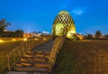 Night view of forest park in chiayi, taiwan