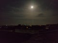 Night View full moon capture Royalty Free Stock Photo