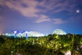 Night View Of Garden By The Bay, Singapore