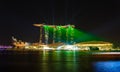 Night view of the garden singapore