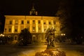 Night view of Gavle town hall Royalty Free Stock Photo