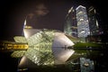 Night view of Guangzhou Opera House in China