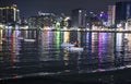 Night View of Gwangalli Beach, Busan, South Kroea, Asia