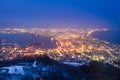 Night view of Hakodate city