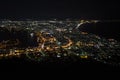 Night View in Hakodate City Royalty Free Stock Photo
