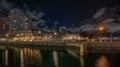 Night View of the Halifax Harbourfront Royalty Free Stock Photo