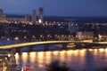 Night view on havansky bridge