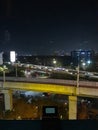 night view from high building at Jakarta