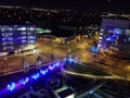 Night view from Hilton Cincinnati