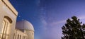 Night view of the historical Lick Observatory Royalty Free Stock Photo