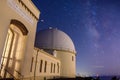 Night view of the historical Lick Observatory Royalty Free Stock Photo