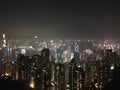 Night view of Hong Kong