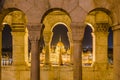 Night view of the Hungarian Parliament Building in Budapest, Hungary. Royalty Free Stock Photo