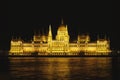 Night view of Hungarian Parliament