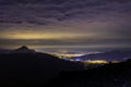 night view from the ilinizas ecuador