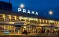 International Vaclav Havel airport in Prague Royalty Free Stock Photo