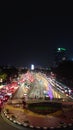 Night view in jakarta Royalty Free Stock Photo