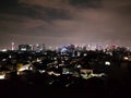 Night view at jakarta Royalty Free Stock Photo