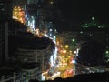 Night view of the JeiMi cityscape from Xianjiyan Royalty Free Stock Photo