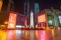 Night view of Jiefangbei CBD , Chongqing, China