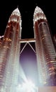 Night view of KLCC Royalty Free Stock Photo