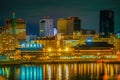 Night view of Kobe City, Meriken Park Harborland