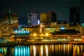 Night view of Kobe City, Meriken Park Harborland