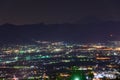 Night View of the Kofu city Royalty Free Stock Photo