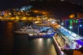 Night view of Kusadasi Turkey