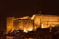 Night view of the Kyrenia Castle in Northern Cyprus Royalty Free Stock Photo
