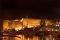 Night view of the Kyrenia Castle in Northern Cyprus Royalty Free Stock Photo
