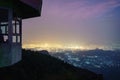 A night view from Lady`s Seat, Yercaud