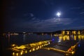 Night View of the Lake of the Ozarks in Missouri