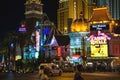 Night view of Las Vegas. Royalty Free Stock Photo