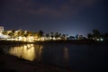 Night view of Latchi Adams Beach