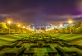 Night view of lisbon from Parque Eduardo VII