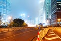 the night view of the lujiazui financial centre Royalty Free Stock Photo