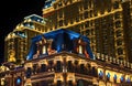 Night view macao china building