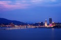 Night view of Macau city Royalty Free Stock Photo