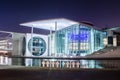 night view of Marie-Elisabeth-Luders-Haus in berlin...IMAGE