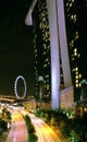 Night View Of Marina Bay Sands Singapore