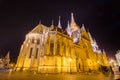 Night view of the Matthias Church in Budapest Hungary Royalty Free Stock Photo