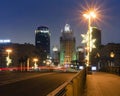 Building of the Ministry of foreign Affairs at night