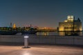 Night view of the Museum of Islamic Art in Doha, Qatar Royalty Free Stock Photo